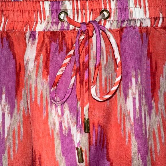 Michael Michael Kors Multicolor Ikat Pattern Summer Beach Shorts Size Large - Picture 4 of 13